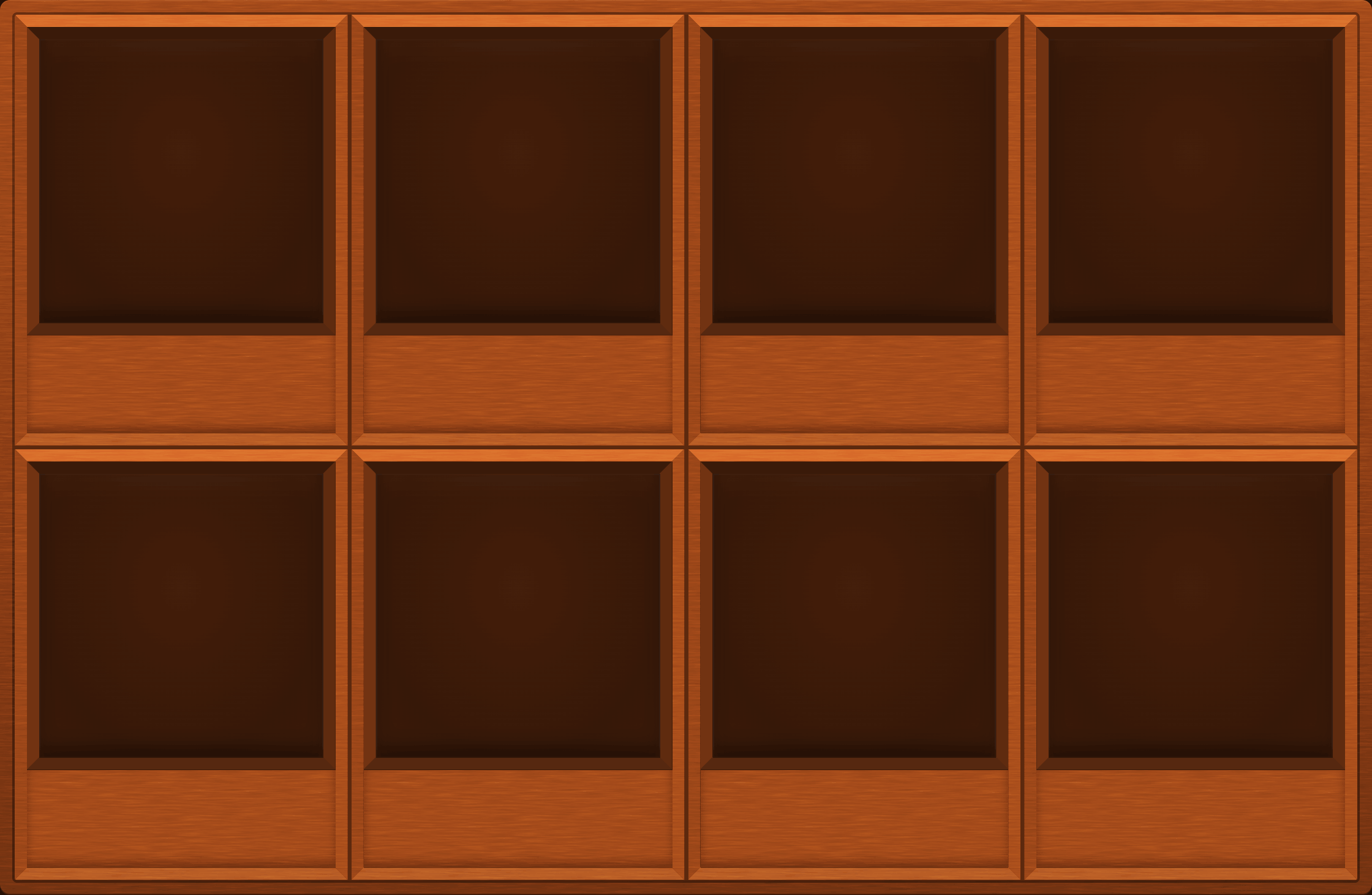 Orange Display Case (2x4)